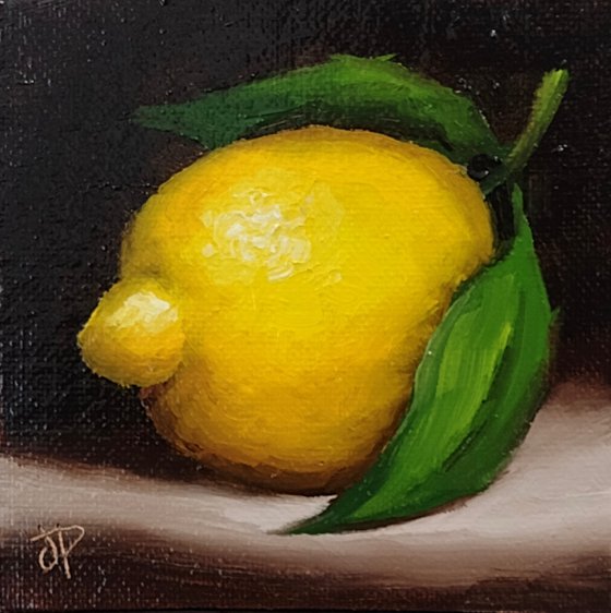 Little lemon still life