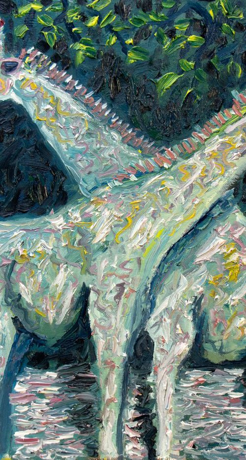 Two Giraffes by Ryan  Louder