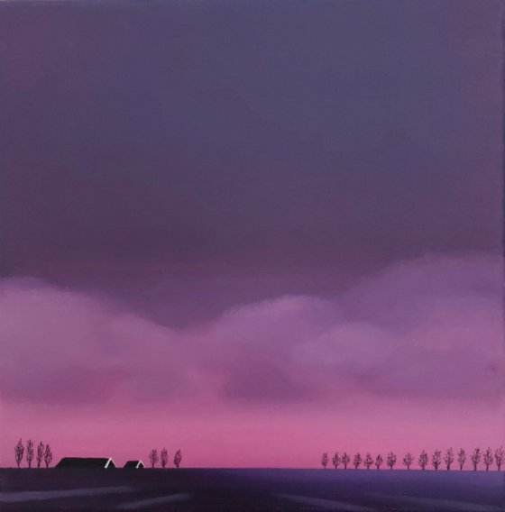 Zuid-Beveland, purple evening