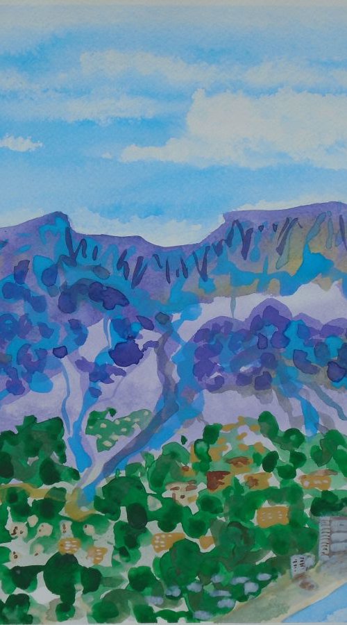 Sierra Bernia before dusk by Kirsty Wain