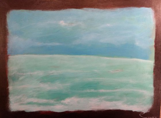 Breath. Seascape painting