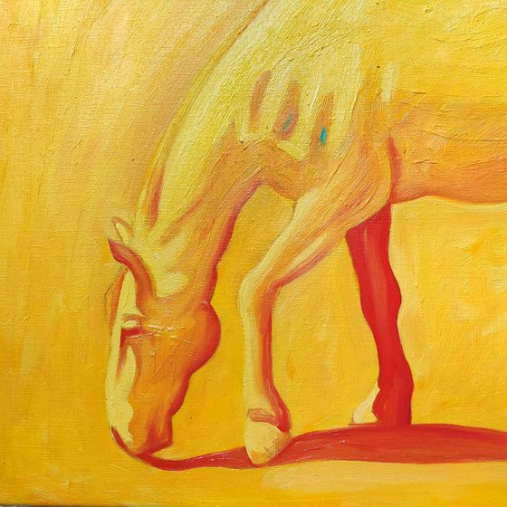 Yellow horse