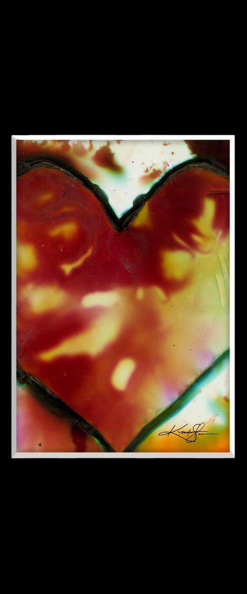 Fire Heart - Abstract art by Kathy Morton Stanion by Kathy Morton Stanion