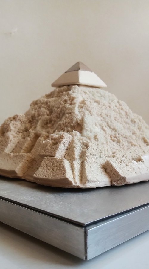 "The White Pyramid of Amenemhat" by Rossitza Trendafilova