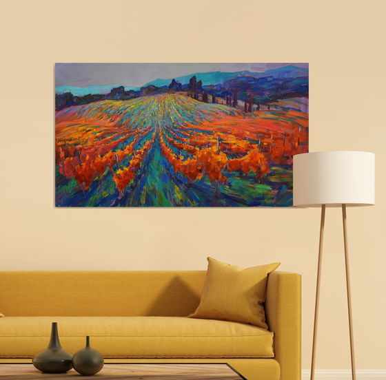 Tuscan vineyards