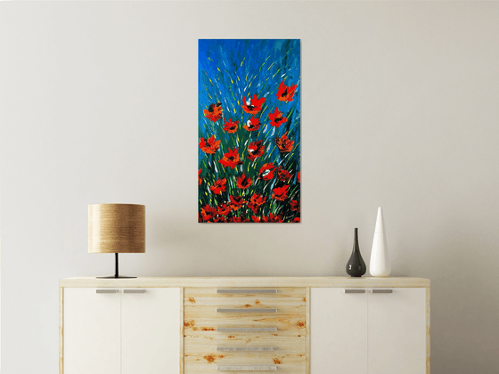 Abstract Poppies