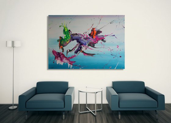 Bird Of Prey (Spirits Of Skies 140018) (140 x 100 cm) XXL (56 x 40 inches)