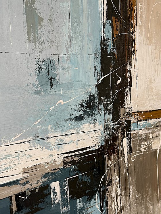 Ochre Divide in Blue and Stone