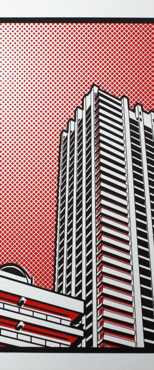 Barbican square by Gerry Buxton