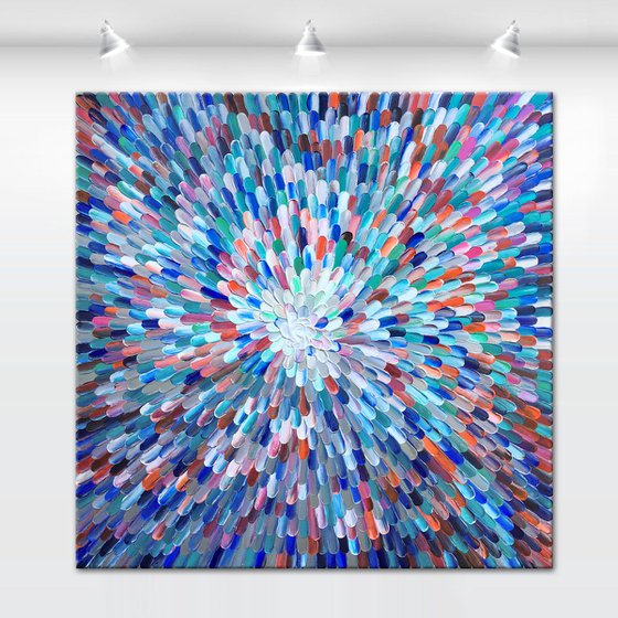 'Universum transparent III' - 40x40"