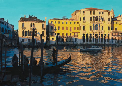 Golden Venice under Tiffany by Marco Barberio