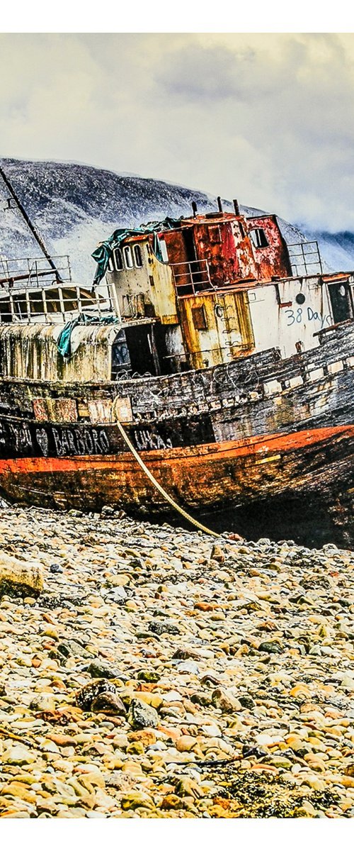 The 'Corpach Wreck' - MV Dayspring -  Caol Fort William Scotland (HDR 1 ) by Michael McHugh