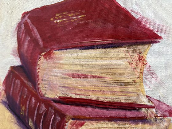 Vintage Books Still Life