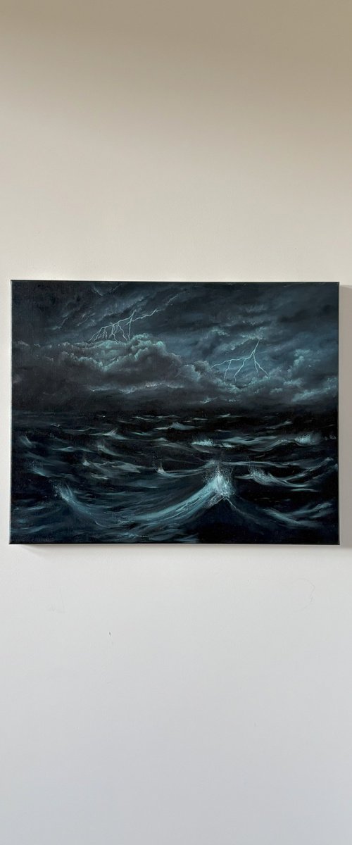 night storm by Nataliia Kozlova