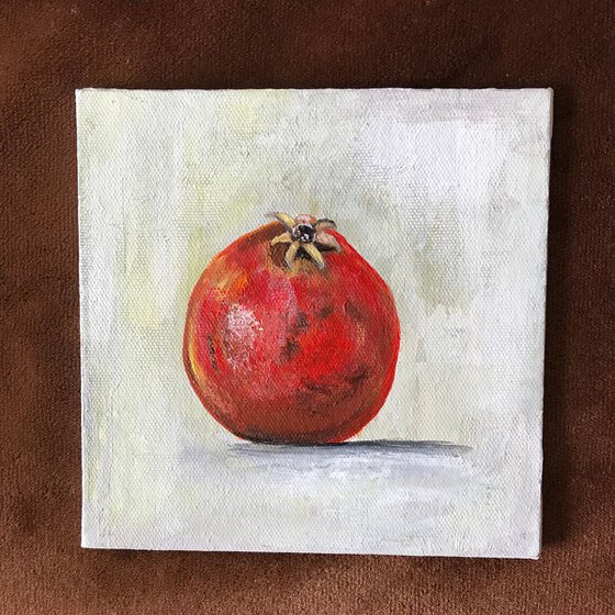 Pomegranate  !! Small Painting !! Gift Art !!