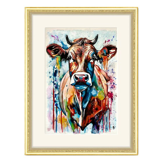 Abstract Cow