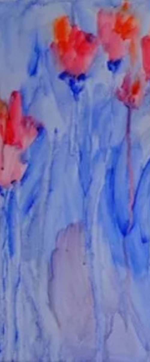 Poppies and Summer Light by Marina Krylova