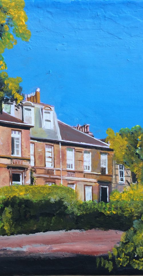 Edinburgh, A View Of Ann Street by Andrew  Reid Wildman