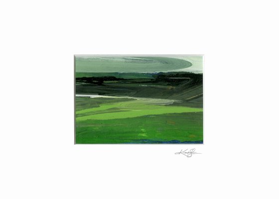 Journey 031 - Landscape painting by Kathy Morton Stanion