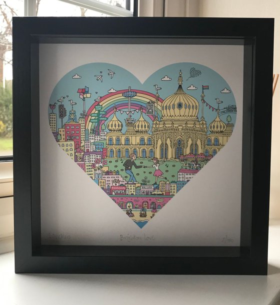 Brighton Love FRAMED