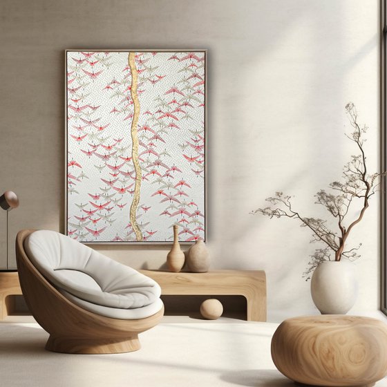 Cranes Kintsugi (Similar work can be created)