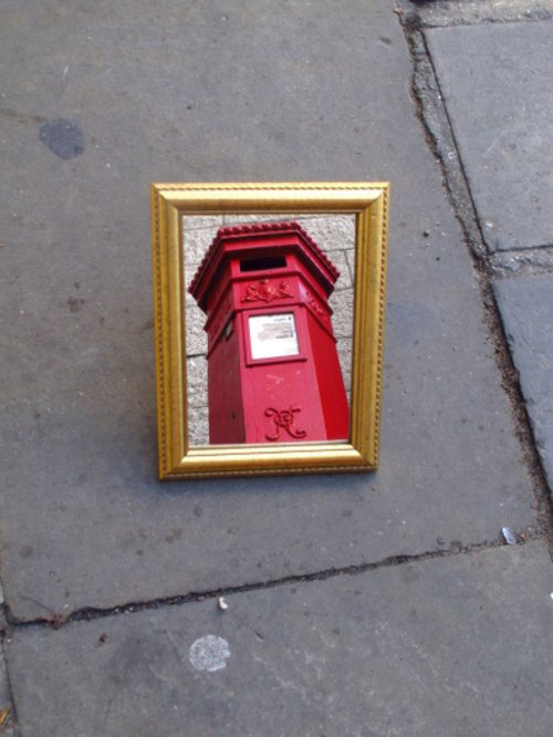 FRAME IT!!!! NO:8 VINTAGE POSTBOX PENFOLD(LIMITED EDITION 1/200) 10" X 8" by Laura Fitzpatrick