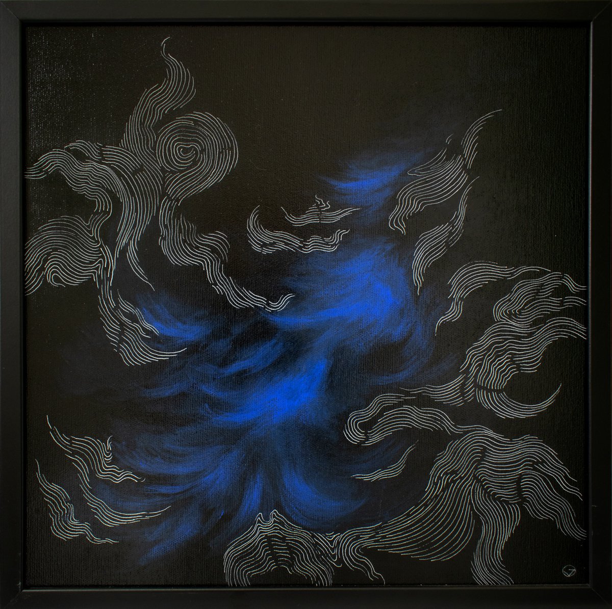Blue wave 05 by Sandra Janjatovic