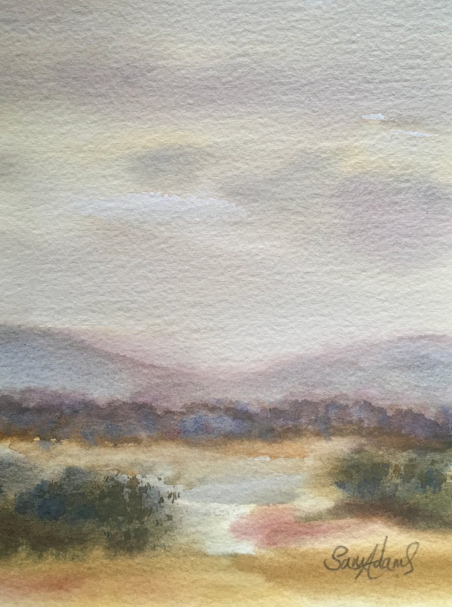 Hartland moor landscape by Samantha Adams