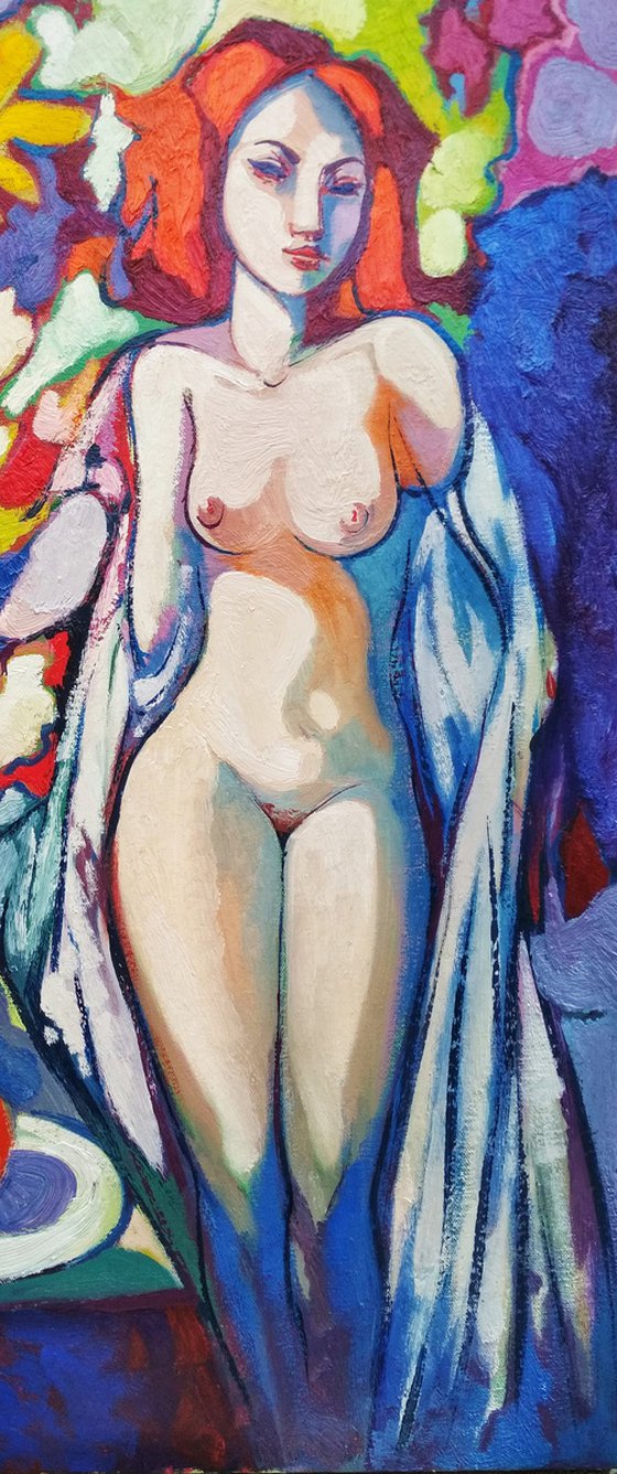 New day (60x80cm,  oil painting, ready to hang)