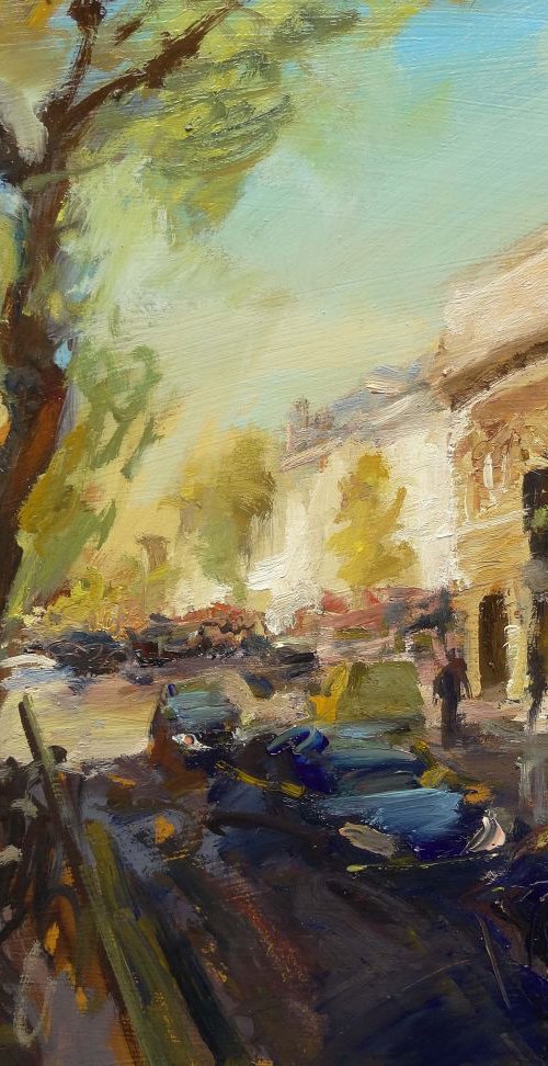 Porte st Martin , Paris by Manuel Leonardi