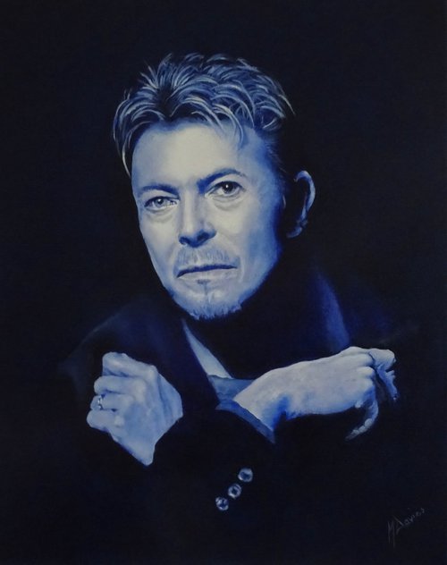 David Bowie by Mel Davies Original Art
