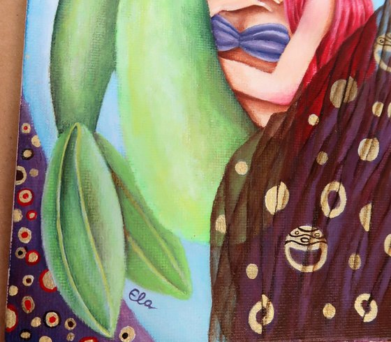 Ariel a la Klimt