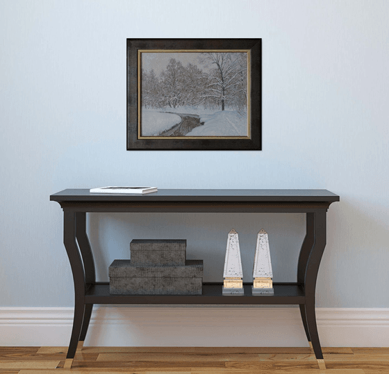 At the Ponomarka River in January