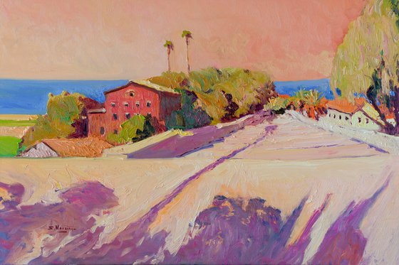 Staircase to the Ocean. Evening