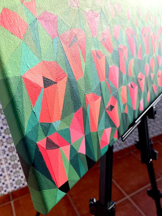 FIELD OF SCARLET POPPIES