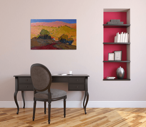 Green Hills and the Light of Evening