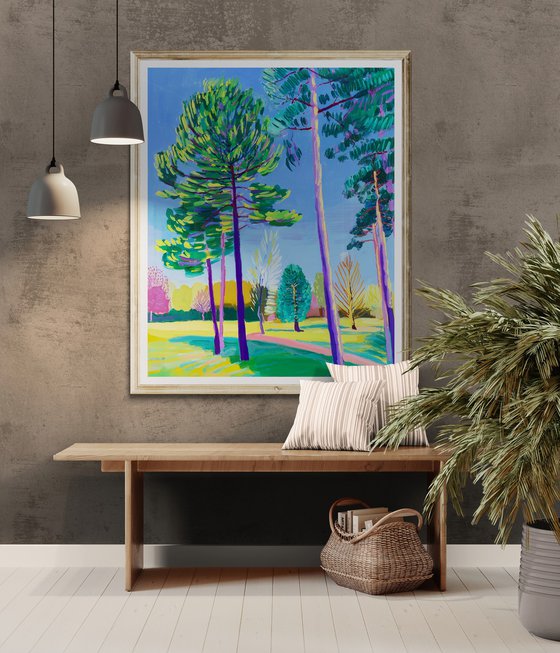 Sunlit Pines