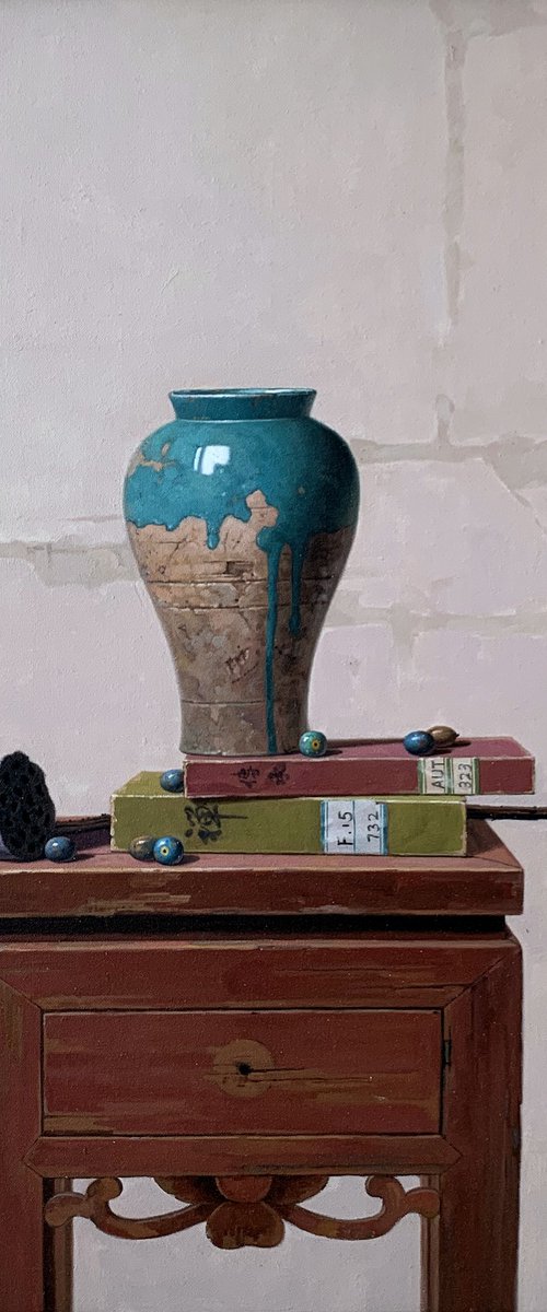 Still life:zen art c171 by Kunlong Wang