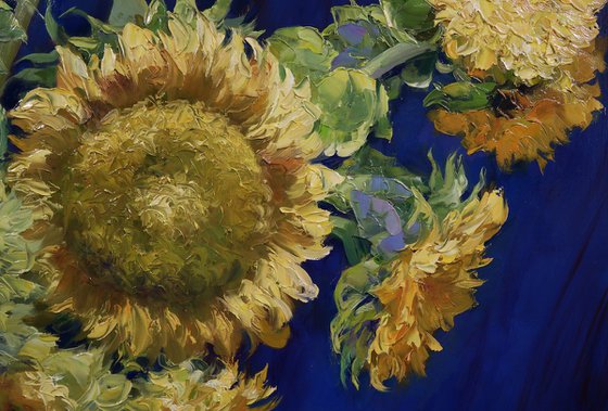 "Bouquet of sunflowers"