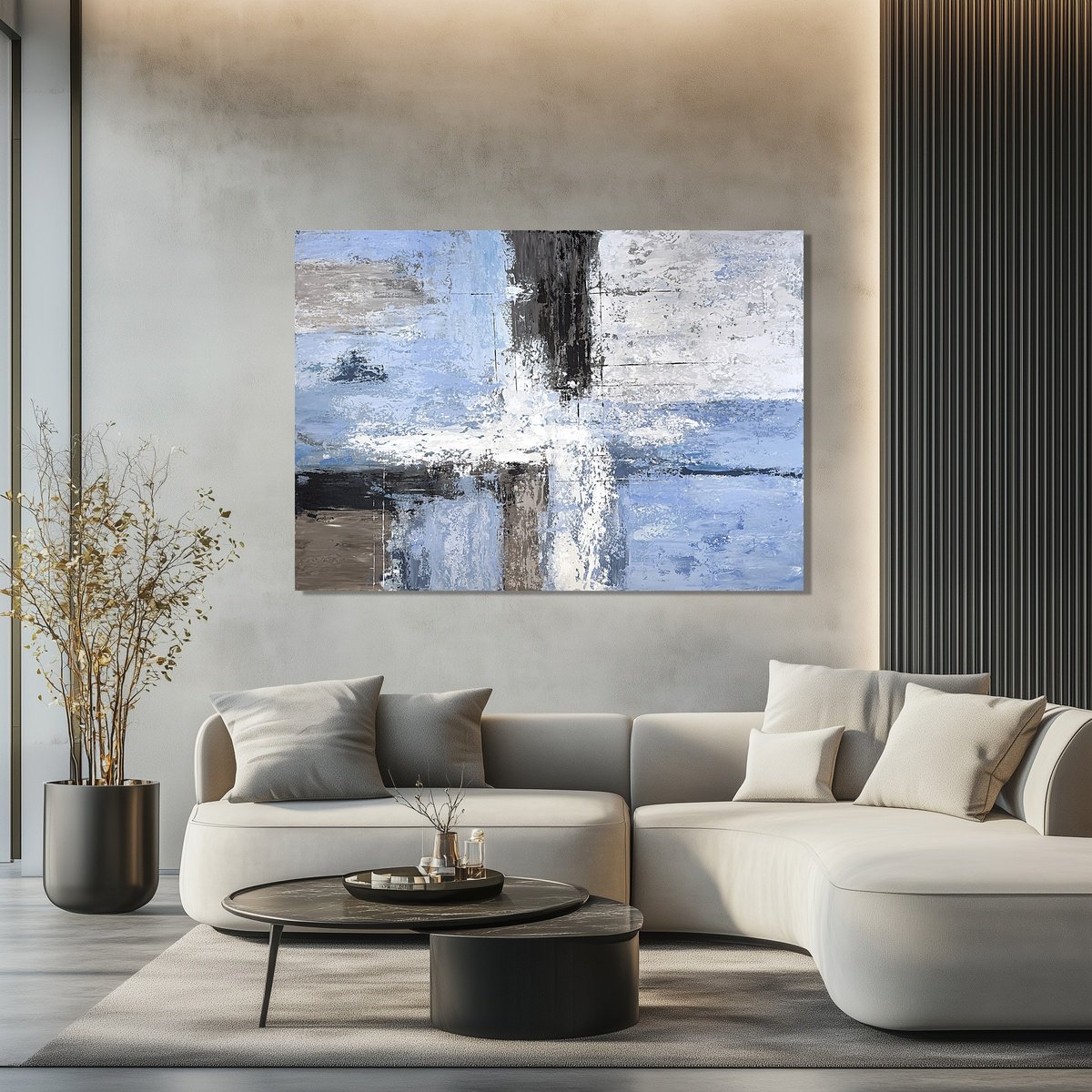 Still Point Of Light. Cool Blue Textures By Tatiana Malinovscaia, 55 X 39, Artwork For Sale On Artfinder
