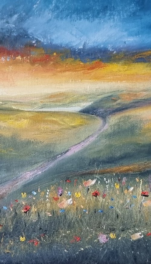 Field of Flowers by Hayley Huckson