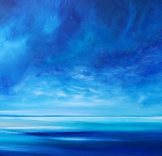 Together VII - seascape, emotional, panoramic