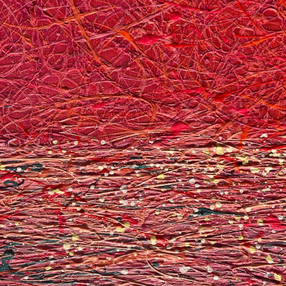 Scarlet Dreams- triptych