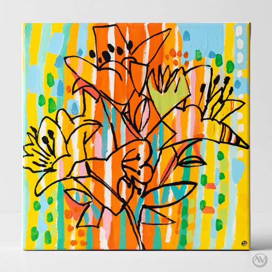 Blooms in Brushstrokes 6 (AV Art)