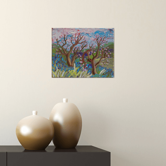 SOLD- Almond blossom trees II