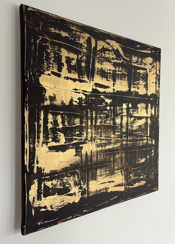 Gold Leaf 70x70x2 cm