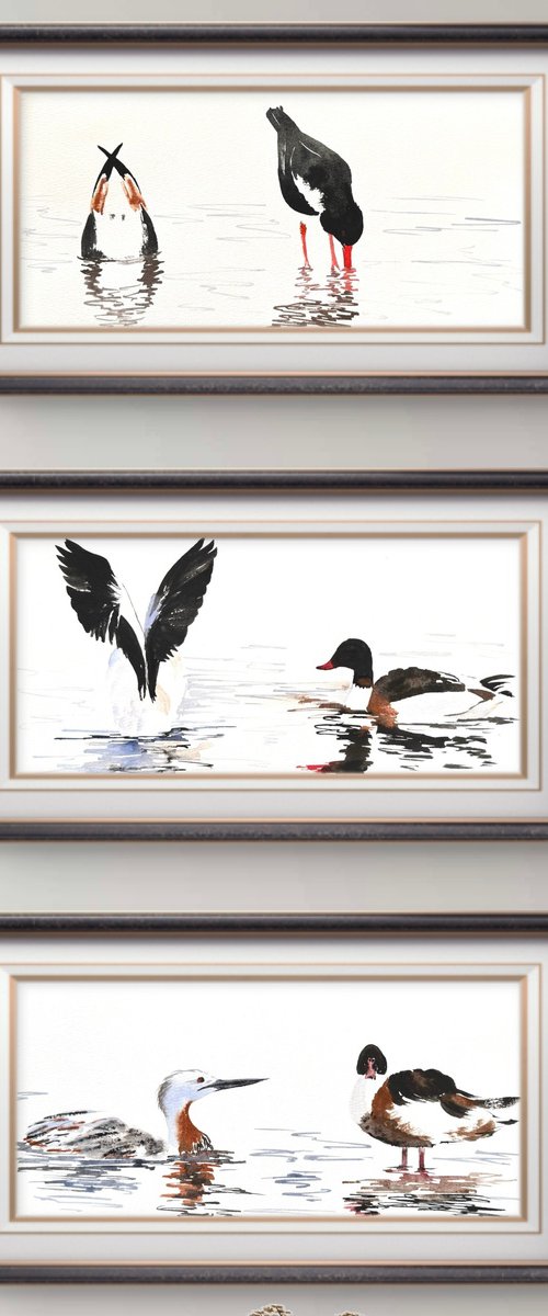 Birds Drake Dukcs by Yuliia Sharapova