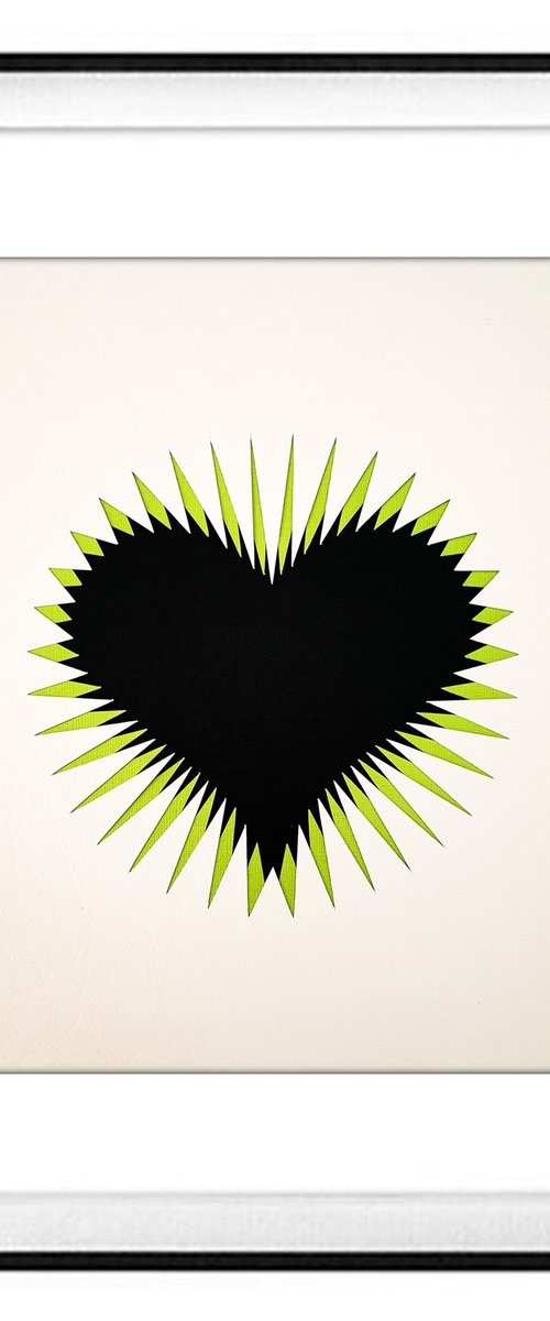 Lime Heart by Daniel A du Preez