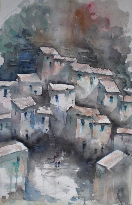 an imaginary village 3 by Giorgio Gosti