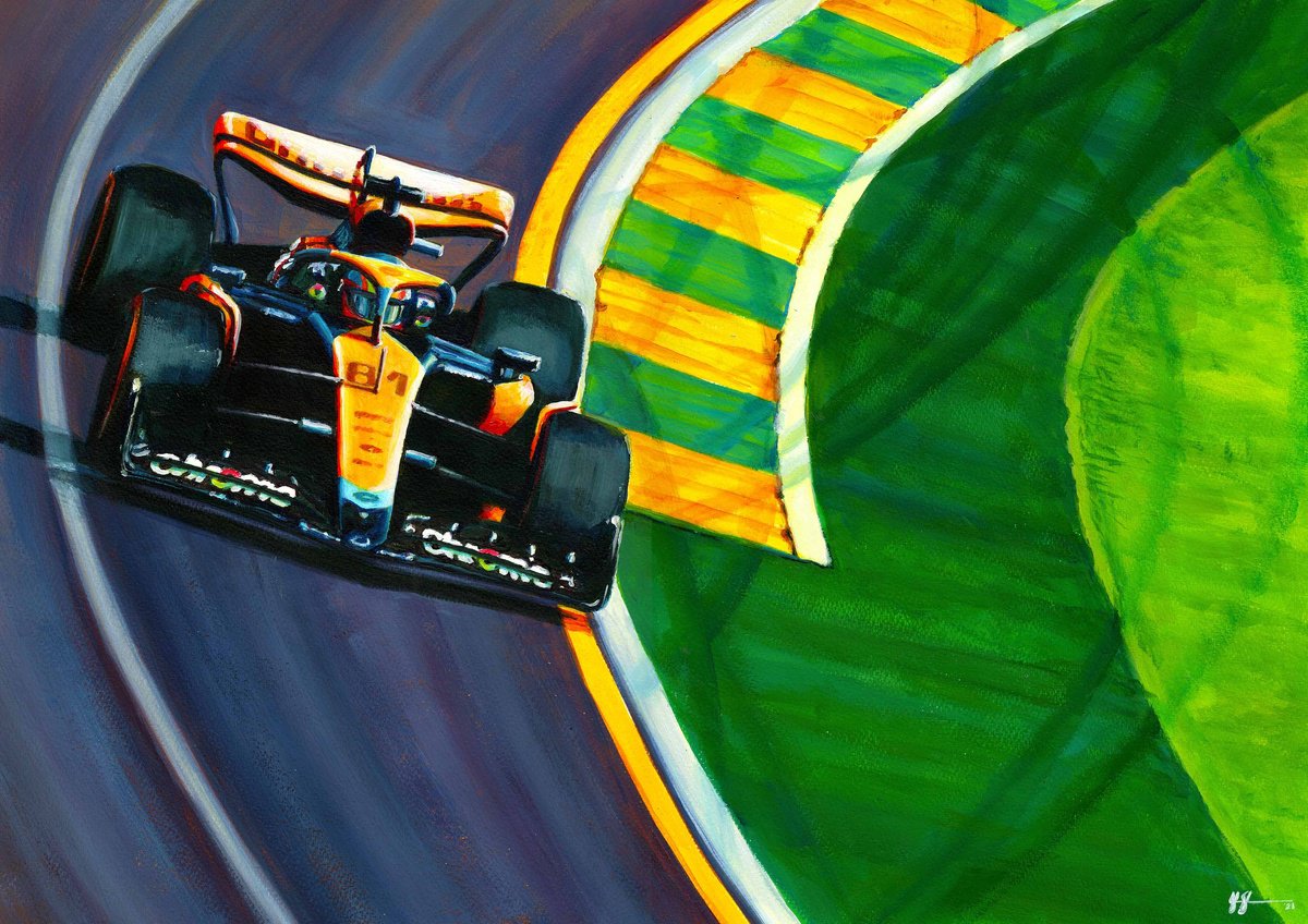 Oscar Piastri - 2023 Australian Grand Prix-? McLaren MCL60 by Alex Stutchbury